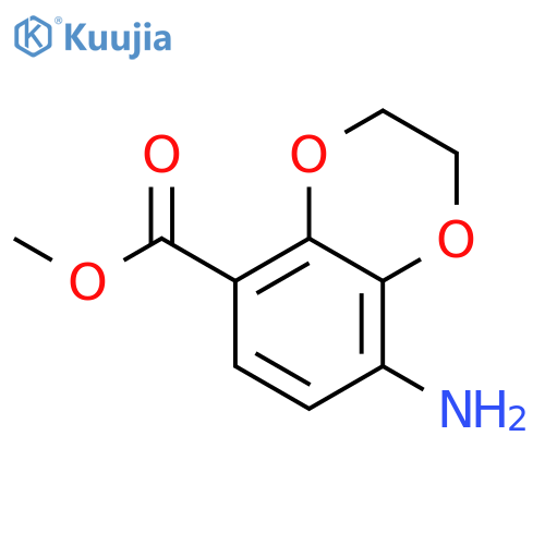 1,4-Benzodioxin-5-carboxylicacid, 8-amino-2,3-dihydro-, methyl ester structure