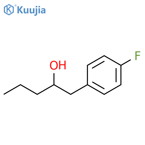 1-(4-FLUOROPHENYL)PENTAN-2-OL structure