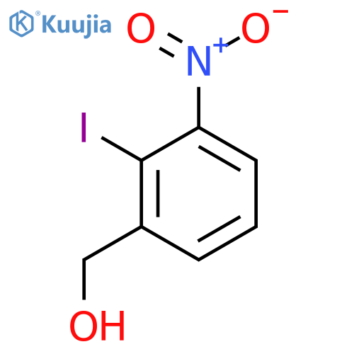 2-Iodo-3-nitrobenzyl alcohol structure