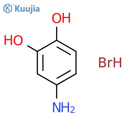 4-Aminobenzene-1,2-diol hydrobromide structure