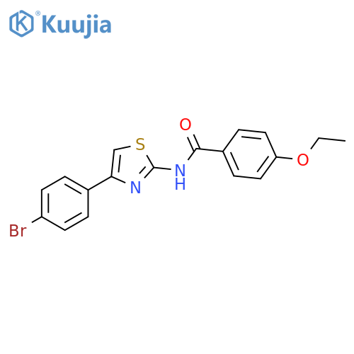 N-4-(4-bromophenyl)-1,3-thiazol-2-yl-4-ethoxybenzamide structure