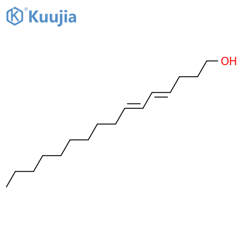 4,6-Hexadecadien-1-ol, (4Z,6Z)- structure