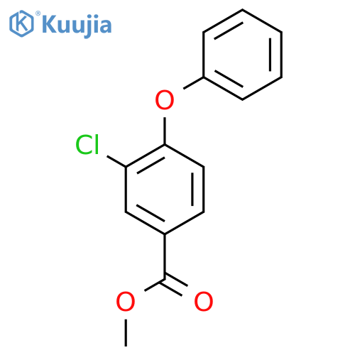 3-Chloro-4-phenoxybenzoic acid methyl ester structure