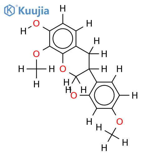 4',8-Di-Me ether-(S)-2',4',7,8-Tetrahydroxyisoflavan structure