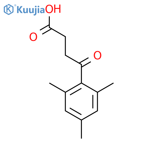 Benzenebutanoic acid,2,4,6-trimethyl-g-oxo- structure
