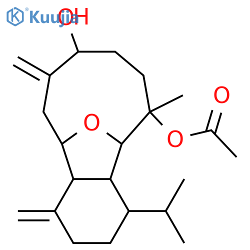 6,13-Epoxy-4(18),8(19)-eunicelladiene-9,12-diol; (6α,9β,12β,13α)-form, 12-Ac structure