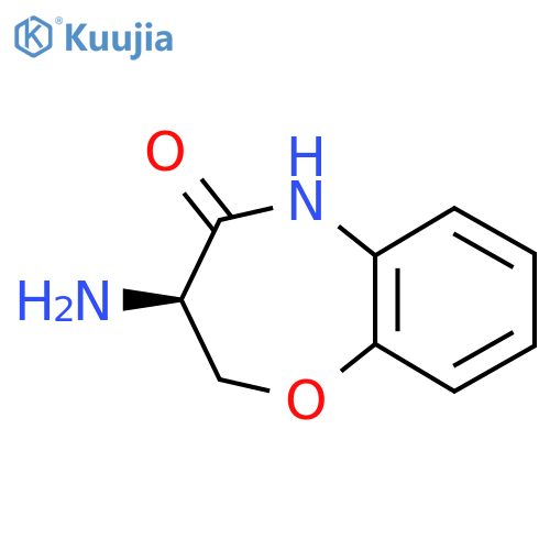 (3R)-3-amino-2,3,4,5-tetrahydro-1,5-benzoxazepin-4-one structure