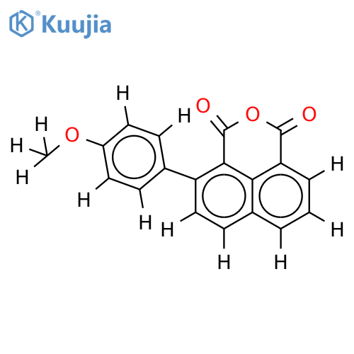 2-(4'-methoxyphenyl)-1,8-naphthalic anhydride structure