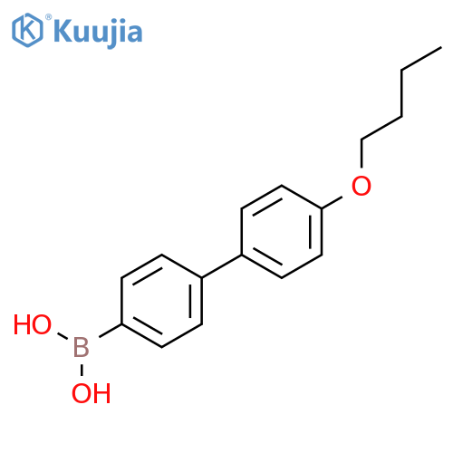 Boronic acid,B-(4'-butoxy[1,1'-biphenyl]-4-yl)- structure