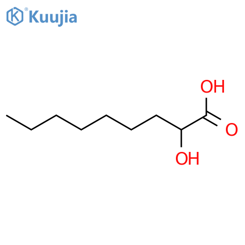 α-Hydroxynonanoic acid structure