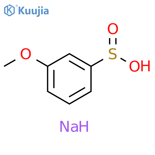 3-METHOXYBENEZENESULFINIC ACID SODIUM SALT structure