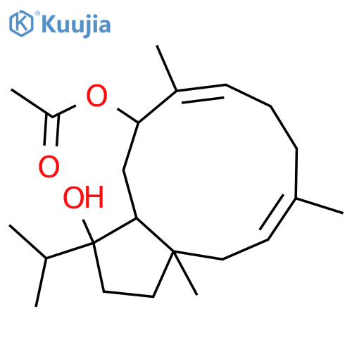 3,7-Dolabelladiene-9,12-diol; (3E,7E,9β)-form, 9-Ac structure