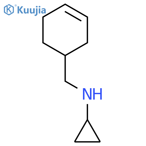 N-(cyclohex-3-en-1-yl)methylcyclopropanamine structure
