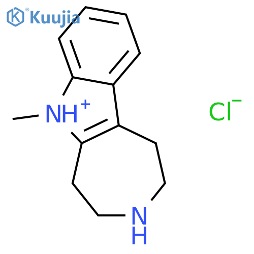 Azepino[4,5-b]indole,1,2,3,4,5,6-hexahydro-6-methyl-, hydrochloride (1:1) structure
