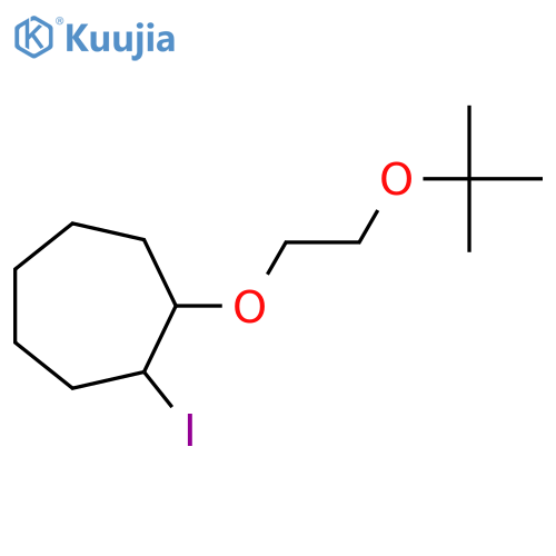 1-2-(tert-butoxy)ethoxy-2-iodocycloheptane structure