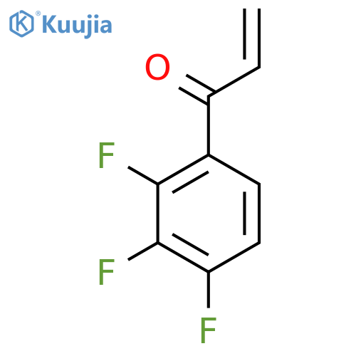 1-(2,3,4-trifluorophenyl)prop-2-en-1-one structure