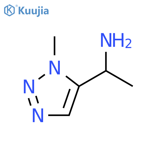 1-(1-methyl-1H-1,2,3-triazol-5-yl)ethan-1-amine structure