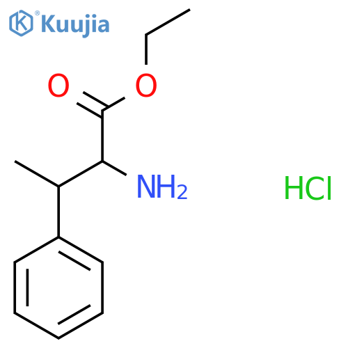 2-Amino-3-phenyl-butyric acid ethyl ester hydrochloride structure