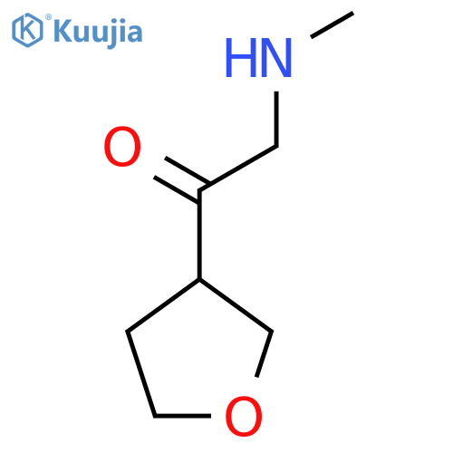 2-(methylamino)-1-(oxolan-3-yl)ethan-1-one structure