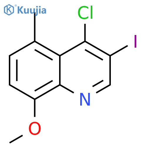 4-Chloro-3-iodo-8-methoxy-5-methylquinoline structure