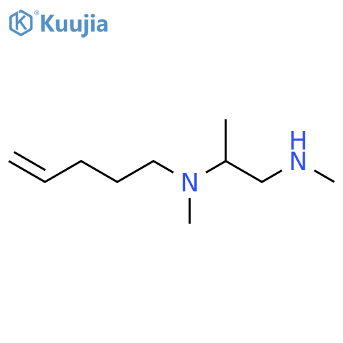 methyl({2-methyl(pent-4-en-1-yl)aminopropyl})amine structure