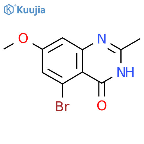 5-Bromo-7-methoxy-2-methyl-3,4-dihydroquinazolin-4-one structure