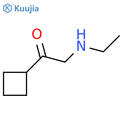 1-Cyclobutyl-2-(ethylamino)ethan-1-one structure