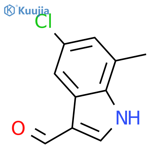 5-Chloro-7-methyl-1H-indole-3-carbaldehyde structure