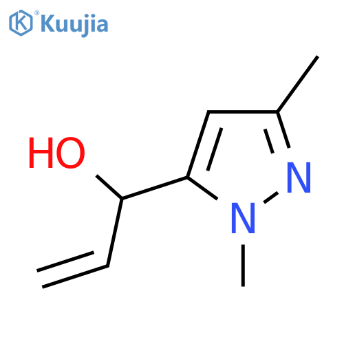 1-(1,3-dimethyl-1H-pyrazol-5-yl)prop-2-en-1-ol structure
