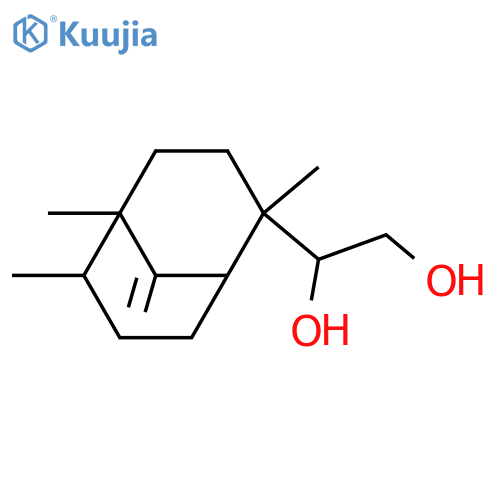1,2-Ethanediol, 1-[(1R,2S,5S,6R)-2,5,6-trimethyl-9-methylenebicyclo[3.3.1]non-2-yl]-, (1R)- structure