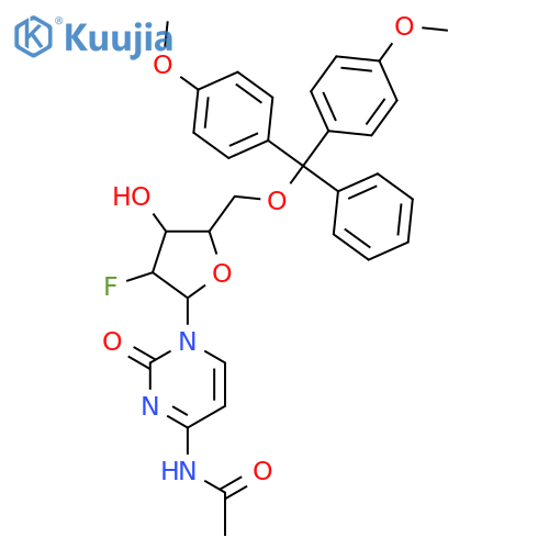 5'-O-DMT-N4-Ac-2'-F-dC structure