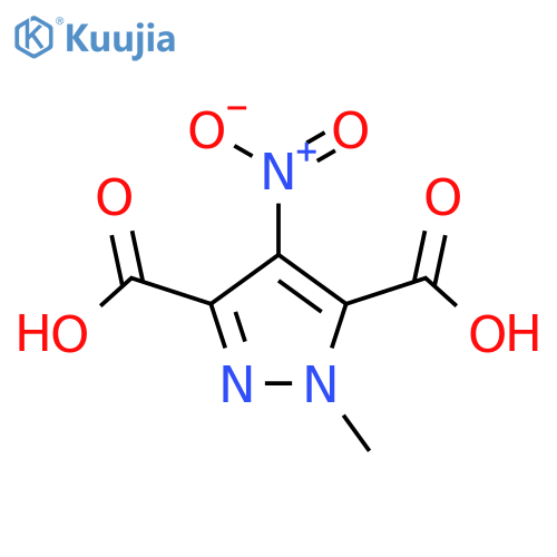 1-Methyl-4-nitro-1H-pyrazole-3,5-dicarboxylic acid structure