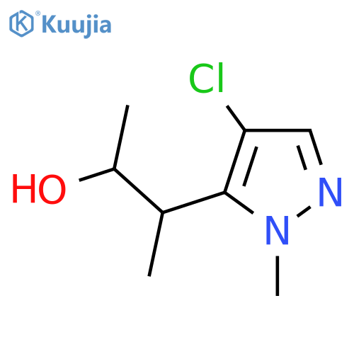 3-(4-chloro-1-methyl-1H-pyrazol-5-yl)butan-2-ol structure