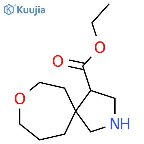 ethyl 8-oxa-2-azaspiro4.6undecane-4-carboxylate structure