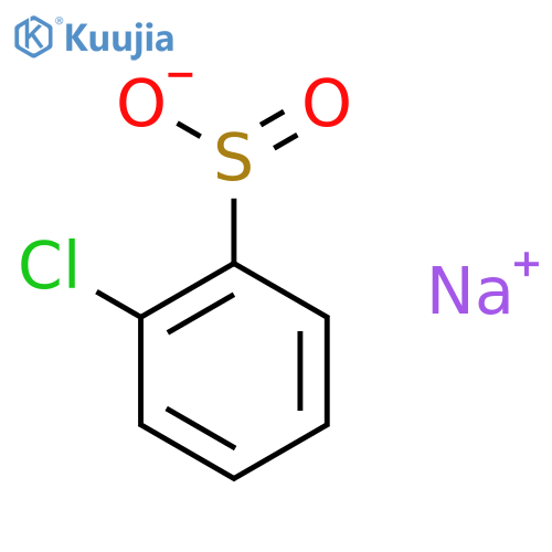 sodium 2-chlorobenzene-1-sulfinate structure