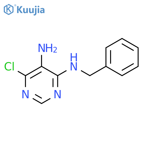 N4-Benzyl-6-chloropyrimidine-4,5-diamine structure