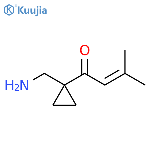 2-Buten-1-one, 1-[1-(aminomethyl)cyclopropyl]-3-methyl- structure