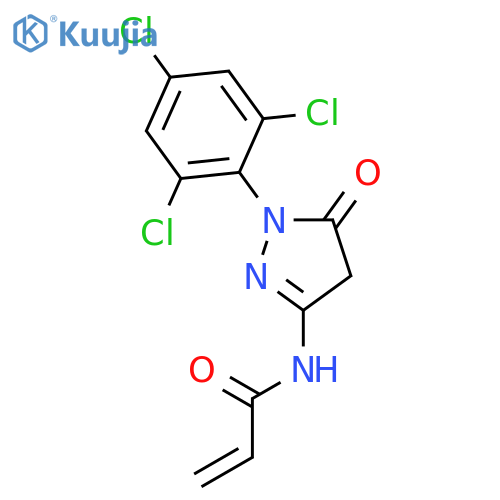 1-(2,4,6-Trichlorophenyl)-3-propeneamido-5-pyrazolone structure