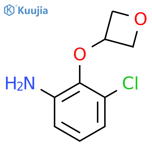 3-Chloro-2-(oxetan-3-yloxy)aniline structure