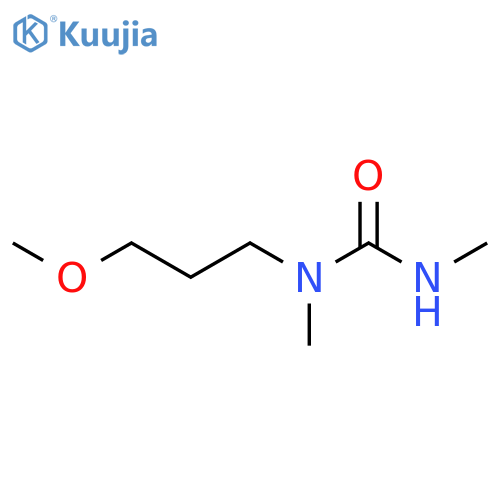 3-(3-methoxypropyl)-1,3-dimethylurea structure