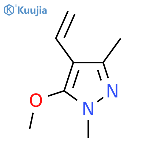 4-ethenyl-5-methoxy-1,3-dimethyl-1H-pyrazole structure