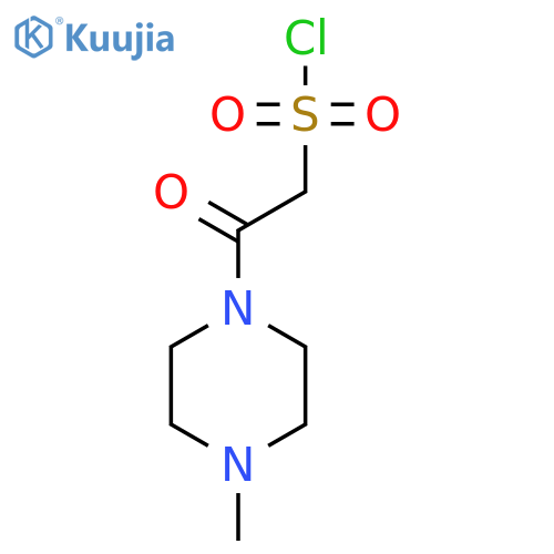 2-(4-methylpiperazin-1-yl)-2-oxoethane-1-sulfonyl chloride structure