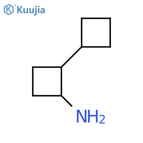 2-cyclobutylcyclobutan-1-amine structure