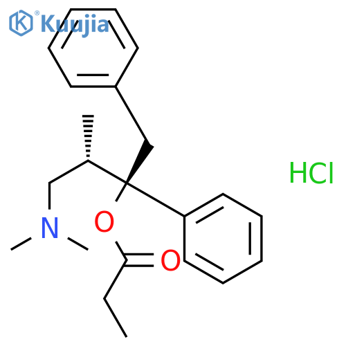 Benzeneethanol, a-[2-(dimethylamino)-1-methylethyl]-a-phenyl-, propanoate (ester),hydrochloride, [R-(R*,S*)]- (9CI) structure