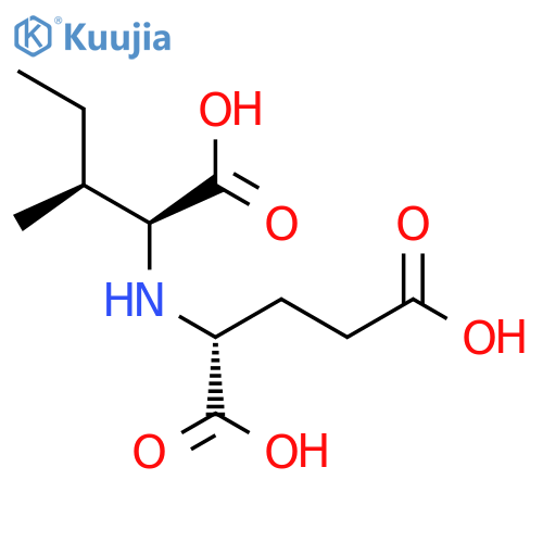 D-Glutamic acid, N-[(1S,2S)-1-carboxy-2-methylbutyl]- (9CI) structure