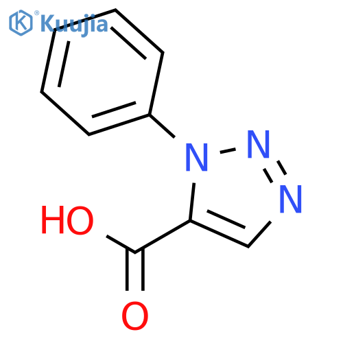 1-Phenyl-1H-1,2,3-triazole-5-carboxylic acid structure