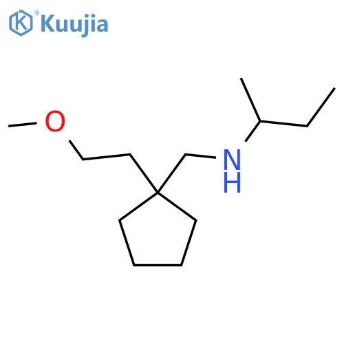 (Butan-2-yl)({[1-(2-methoxyethyl)cyclopentyl]methyl})amine structure