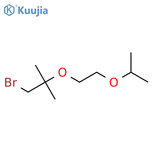 1-bromo-2-methyl-2-2-(propan-2-yloxy)ethoxypropane structure