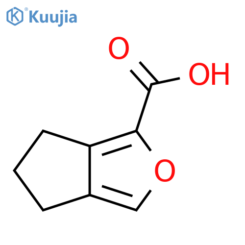4H,5H,6H-cyclopentacfuran-1-carboxylic acid structure