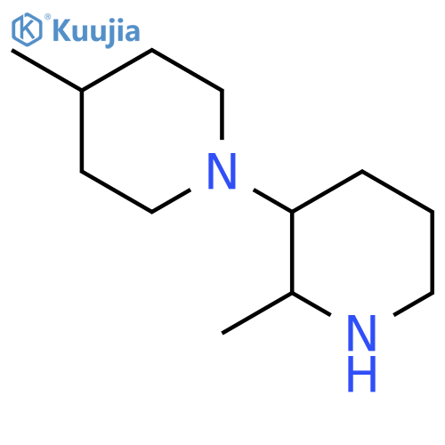 4-Methyl-1-(2-methylpiperidin-3-yl)piperidine structure
